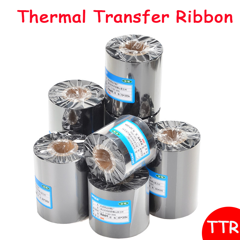 Thermal Transfer Ribbon 110Mm - TTR Sáp Nhựa Chuyển Nhiệt Cuộn
