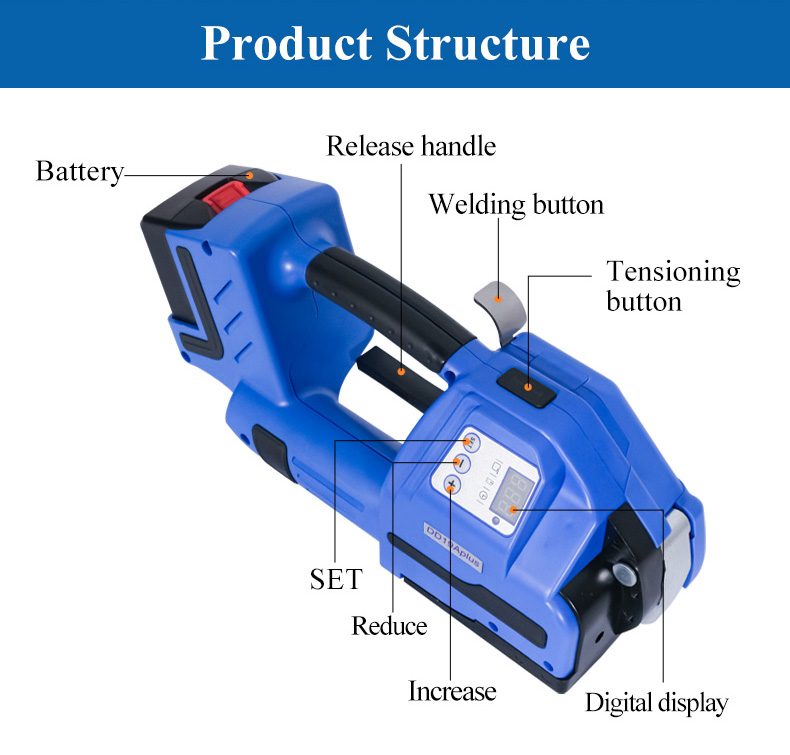 Strapping Machine Pp Band - PP Band Banding Tool Battery Powered