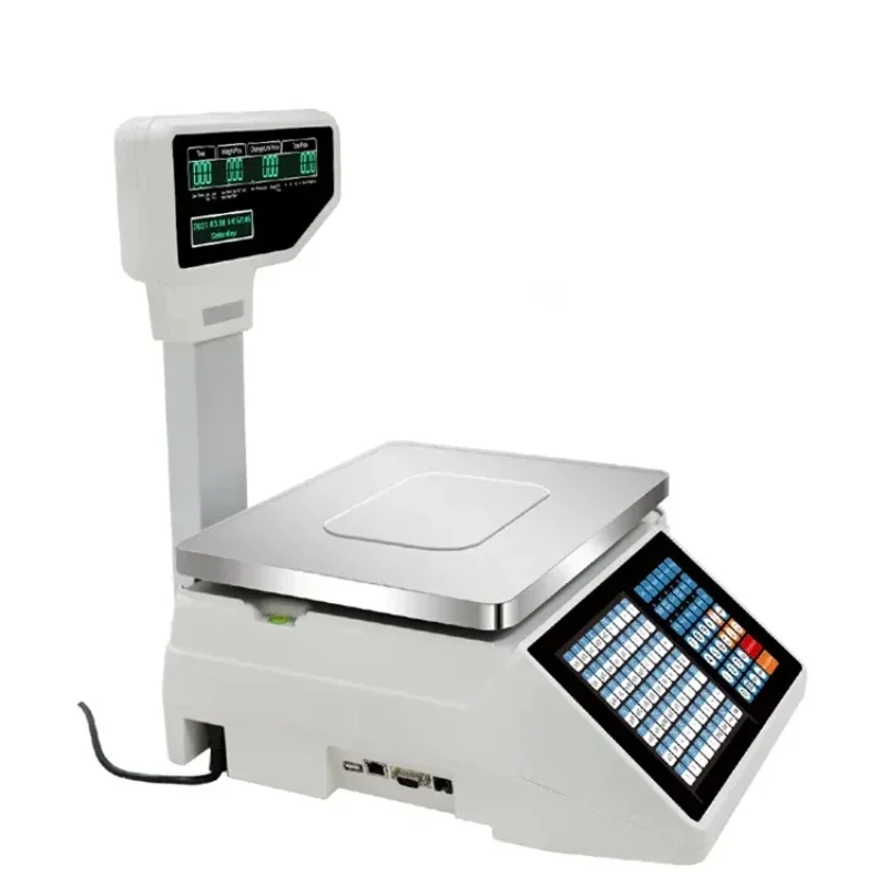 Weighing Scale Label Printer - Weighing electronic digital scale with barcode
