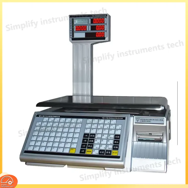 Weighing Scale Label Printer - Dual Function Digital Printing Scale with
