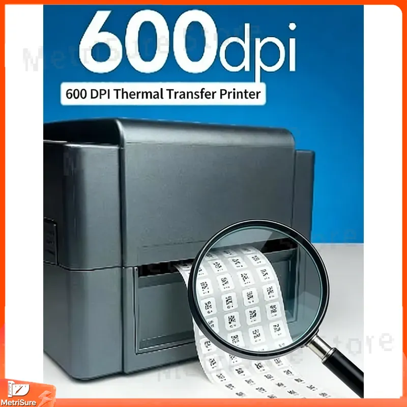 Barcode Label Printer Industrial - Industrial Grade 600dpi Thermal Transfer Label