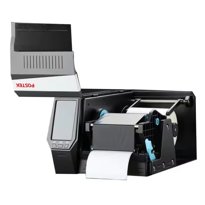 Barcode Label Printer Industrial - POSTEK GX6 Adhesive Label Printer Barcode