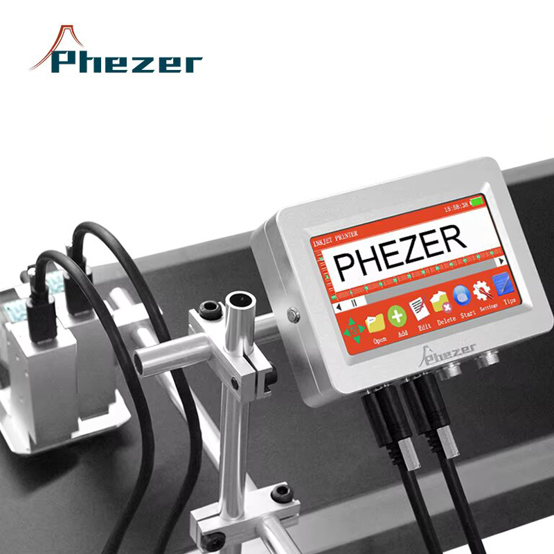 Phezer PX2 Dual Head Online In - đánh giá và giá Coding Machine Date Printer Inkjet