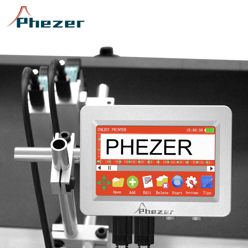 Phezer PX2 Dual Head Online In - đánh giá và giá Coding Machine Date Printer Inkjet