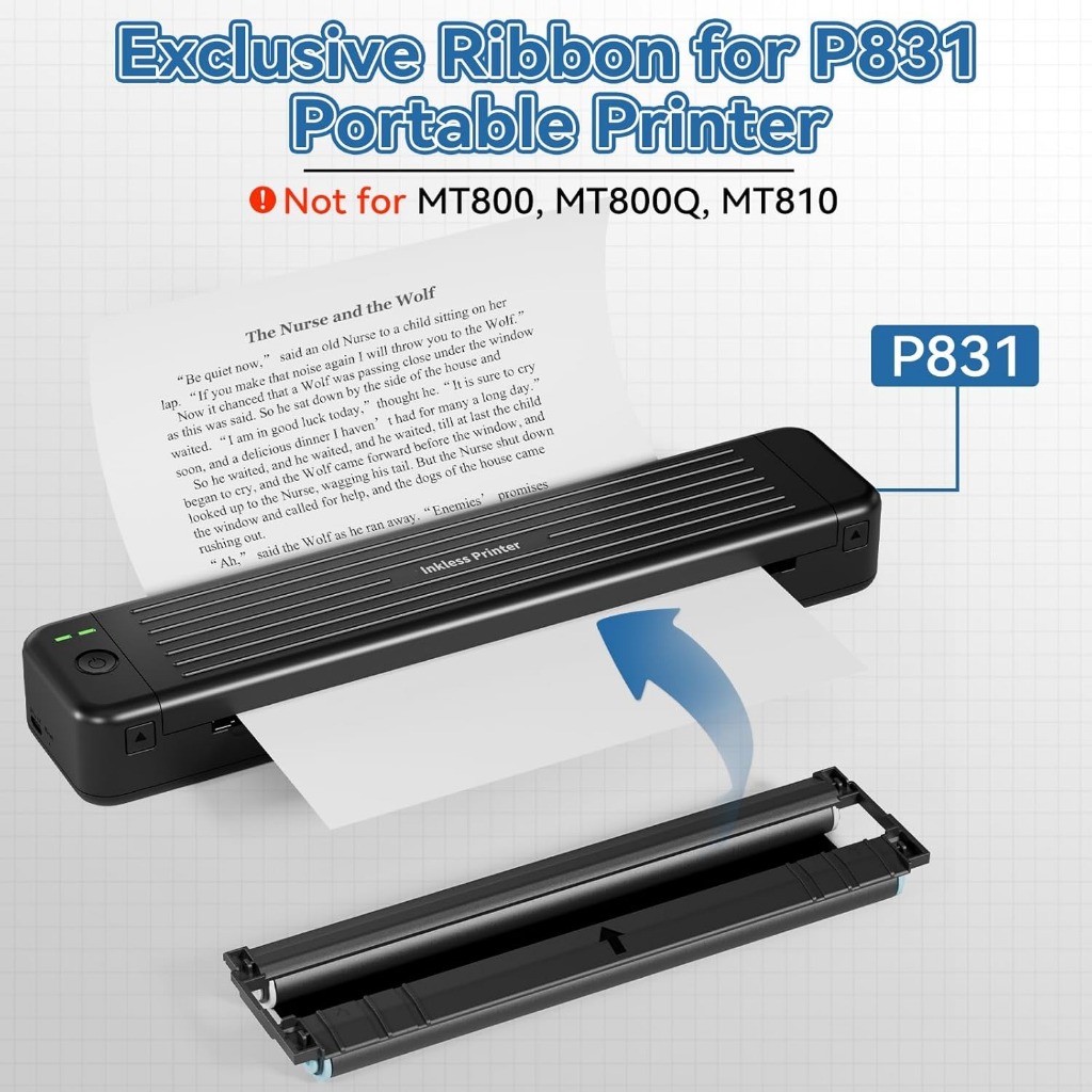 2 PCS Phomemo Thermal Transfer - đánh giá và giá Barcode Label Printer Industrial