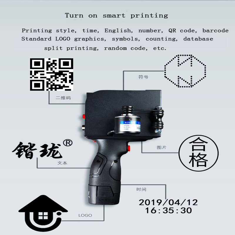 Handheld Intelligent Inkjet Pr - đánh giá và giá Coding Machine Date Printer Inkjet