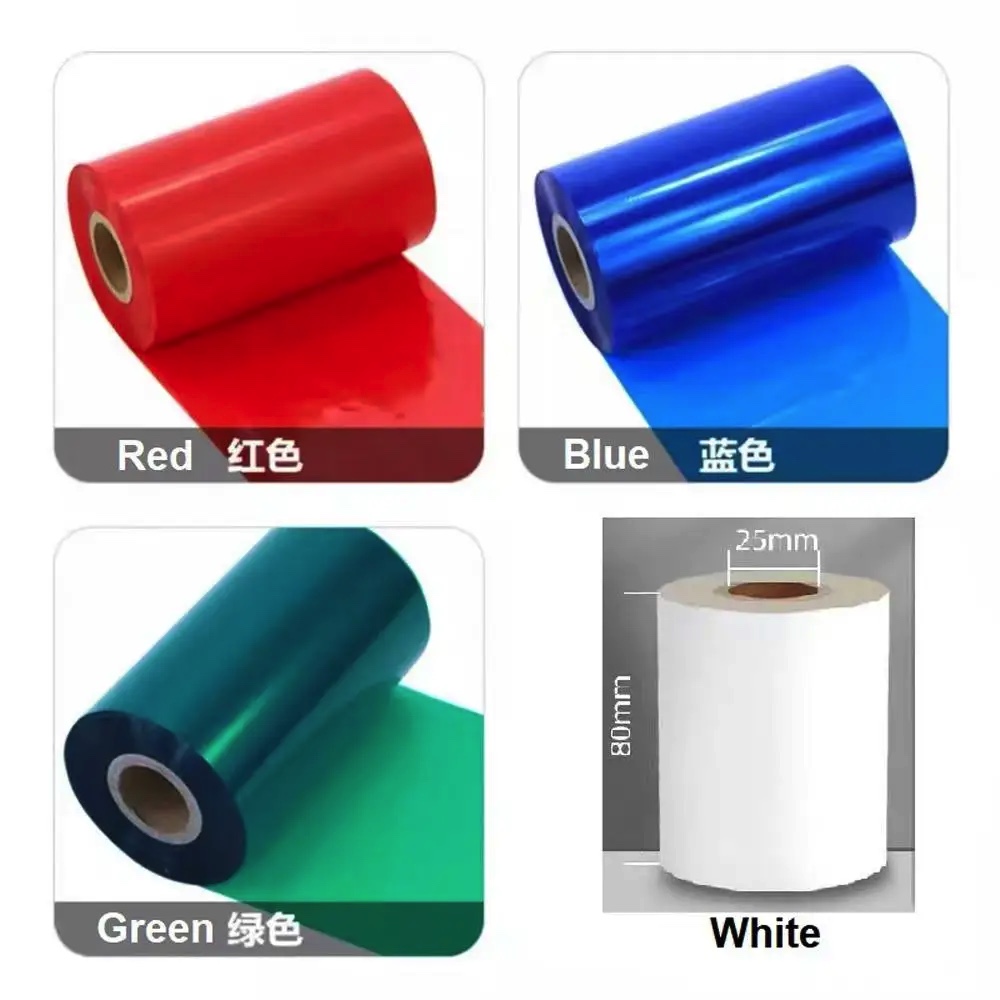 Red/White/Blue/Green Resin Rib - đánh giá và giá Thermal Transfer Ribbon 110Mm