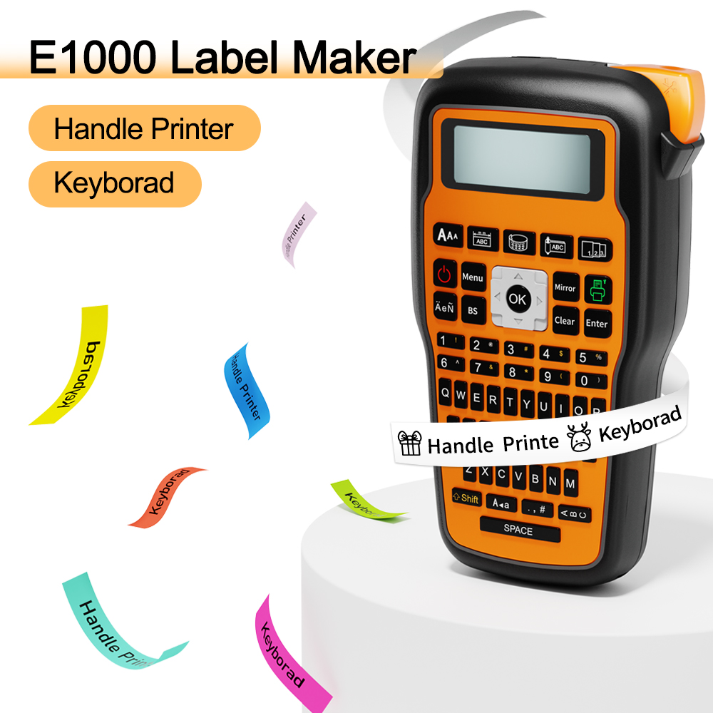 E1000 PRO Label Maker Printer  - đánh giá và giá Barcode Label Printer Industrial