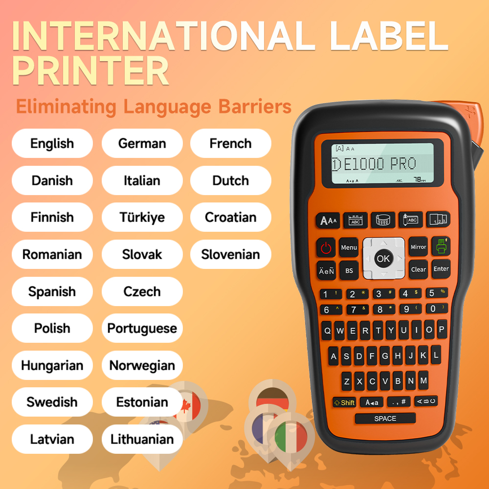 E1000 PRO Label Maker Printer  - đánh giá và giá Barcode Label Printer Industrial