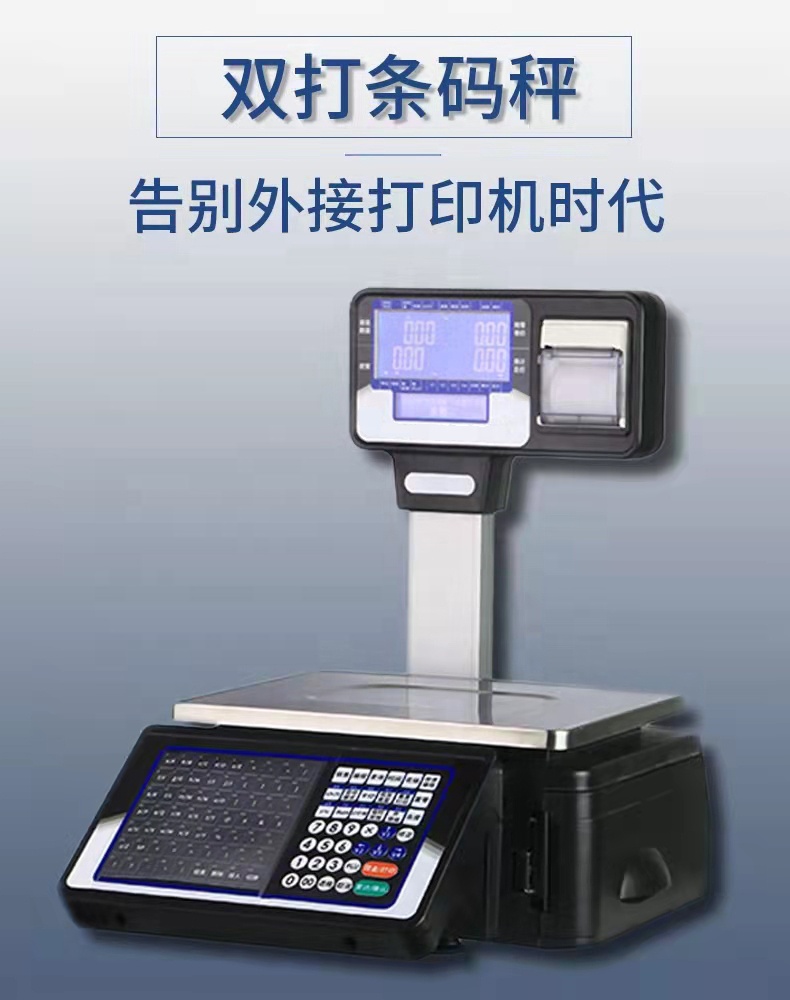 WIFI Dual Ticket Label Printer - đánh giá và giá Weighing Scale Label Printer