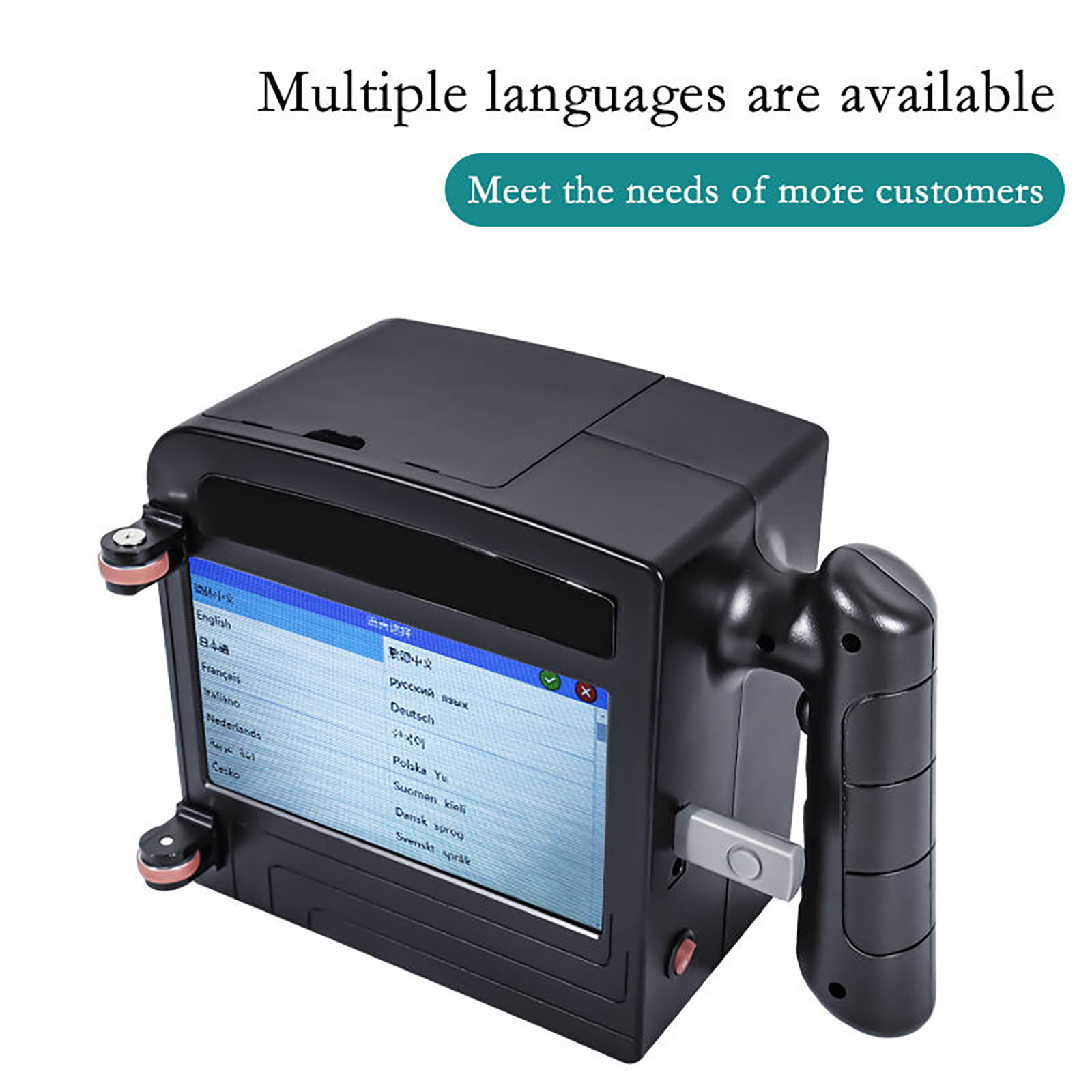 ZM-C100 10CM Portable Handheld - đánh giá và giá Coding Machine Date Printer Inkjet