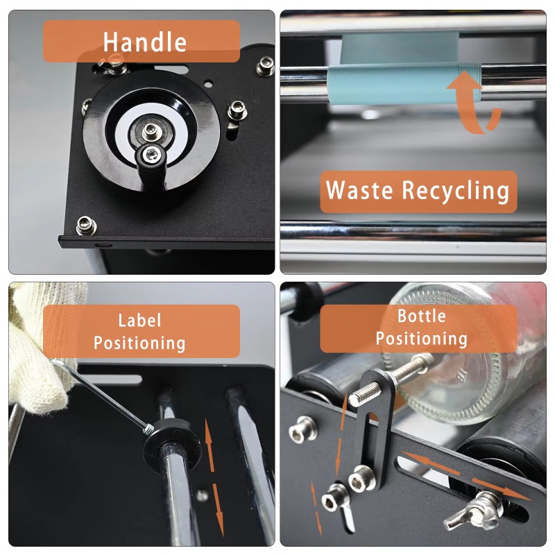 Manual Round Bottle Labeling M - đánh giá và giá Label Applicator Manual