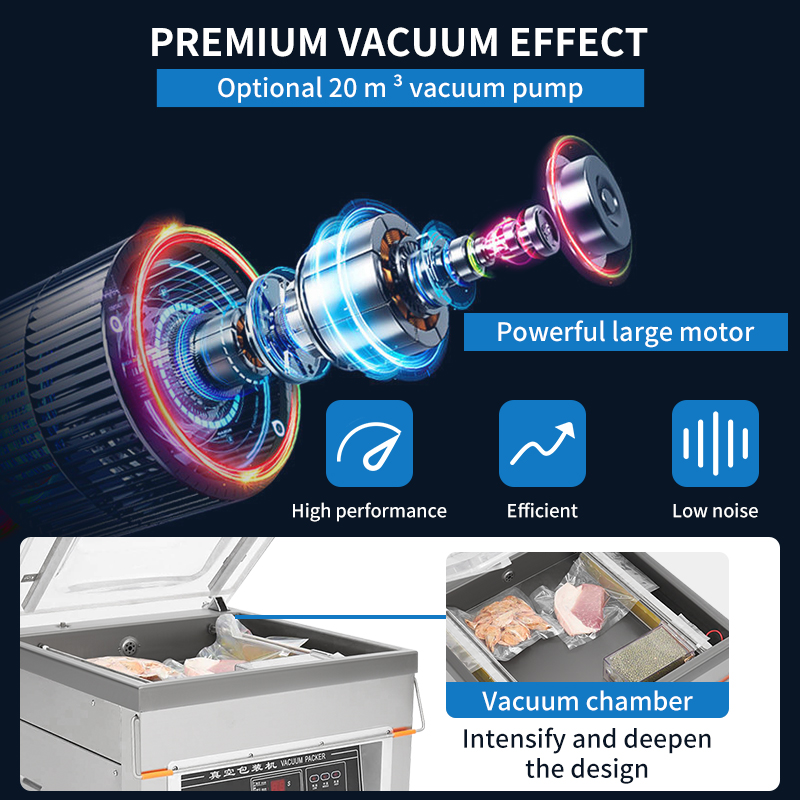 DZ-500  Vertical Single Chambe - đánh giá và giá Vacuum Sealer Chamber Commercial