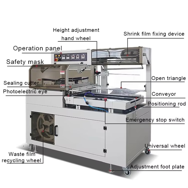 Shrink Wrap Packing Machine He - đánh giá và giá Shrink Wrap Machine Heat Tunnel