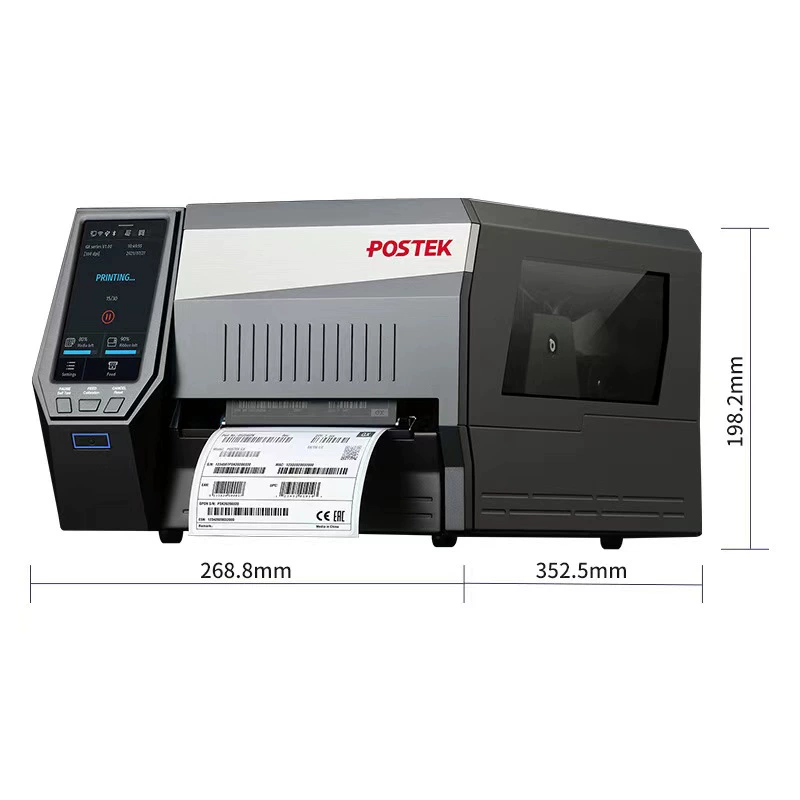 POSTEK GX6 Adhesive Label Prin - đánh giá và giá Barcode Label Printer Industrial